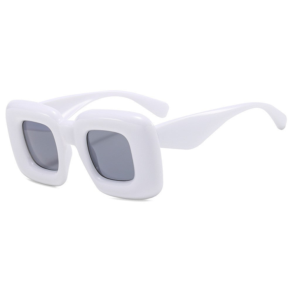 Inflatable Expandable Funny Square Catwalk Street Snap Sunglasses