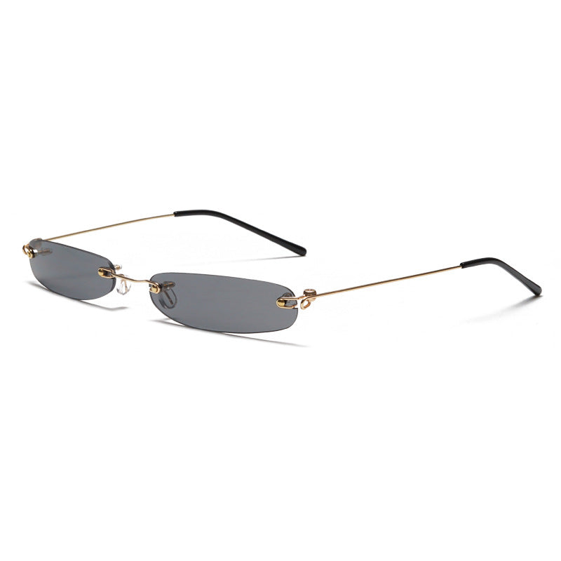 Mini frameless sunglasses