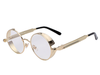 Austin Powers Vintage Round Metal Frame Sunglasses