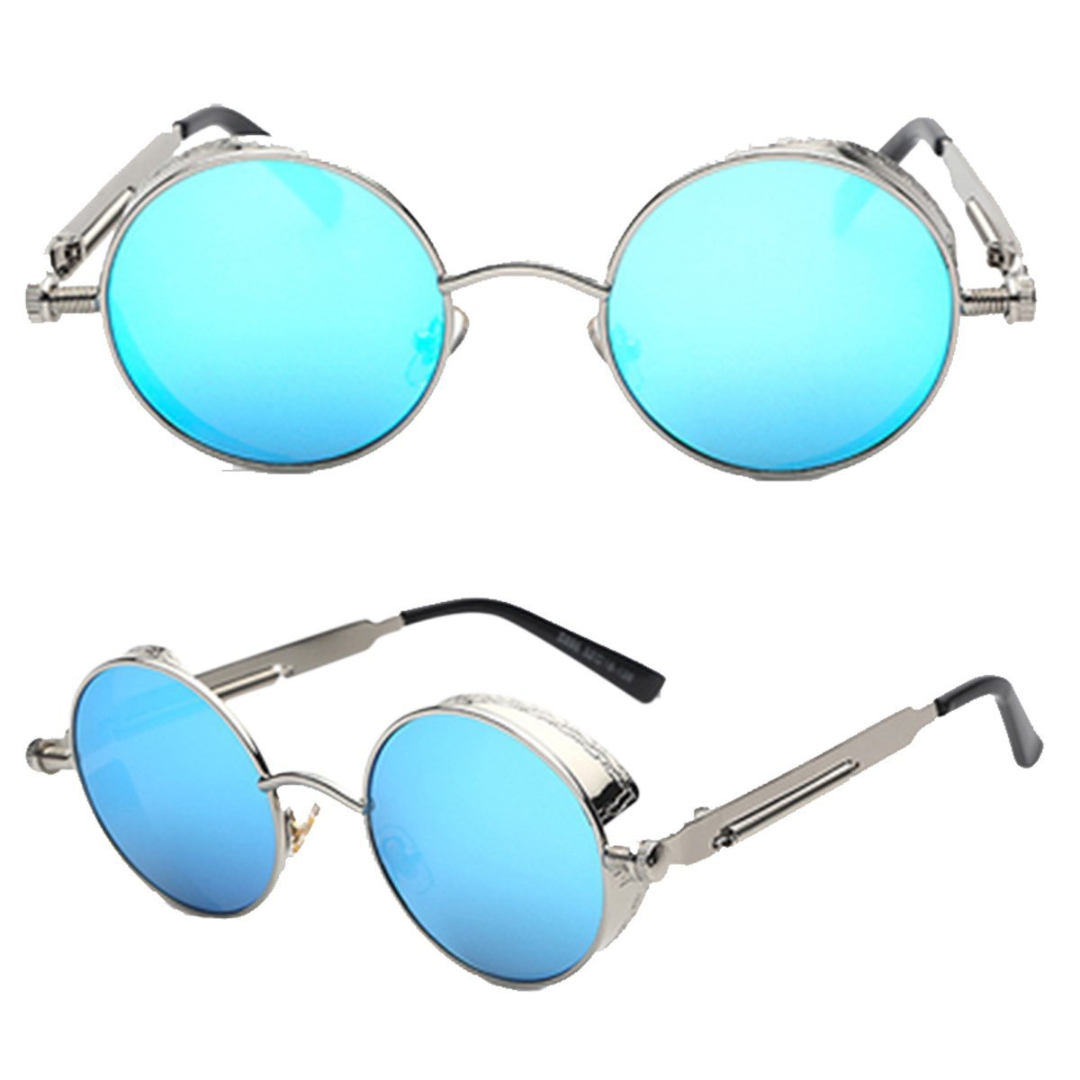 Vintage Round Metal Frame Sunglasses