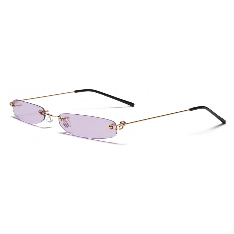 Mini frameless sunglasses