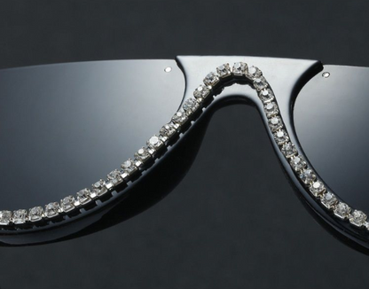 Pearl rhinestone sunglasses