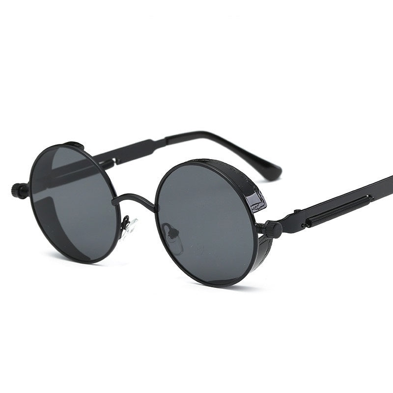 Vintage Round Metal Frame Sunglasses