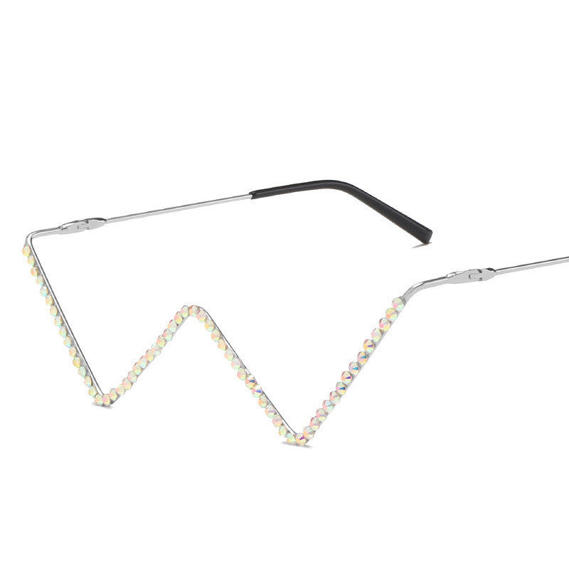 V-Shaped Cat Eye Spectacle Frame