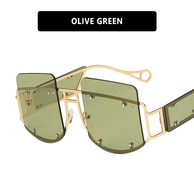 Personalized Sunglasses Hip Hop Fashion Trend Sunglasses