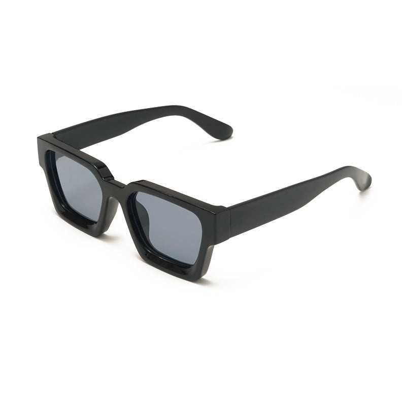 Small Square Frame Pc Sunglasses Without Makeup Personality