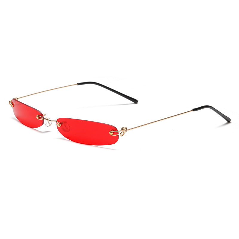 Mini frameless sunglasses