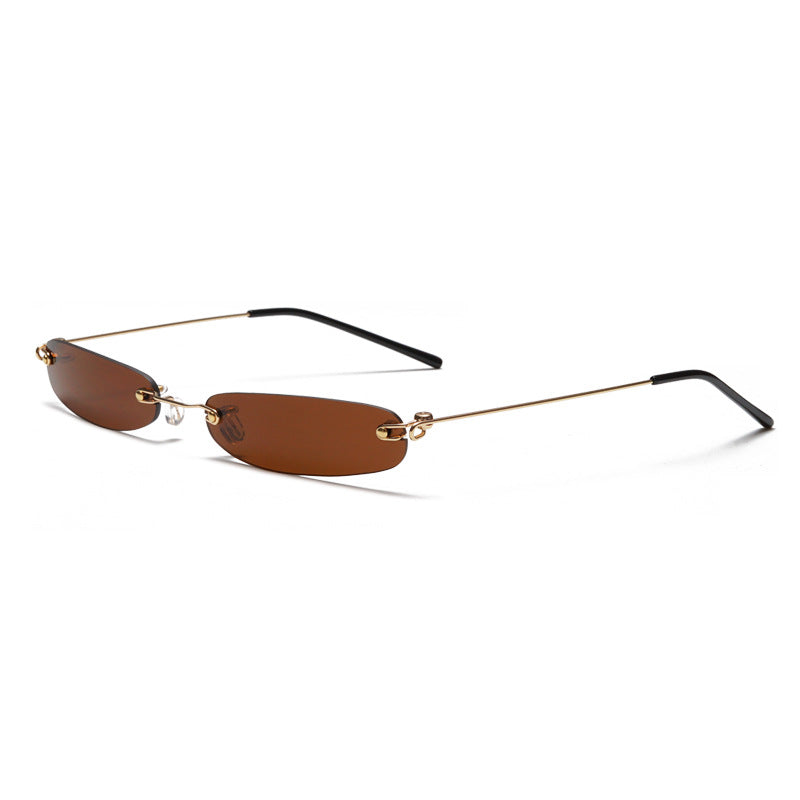 Mini frameless sunglasses