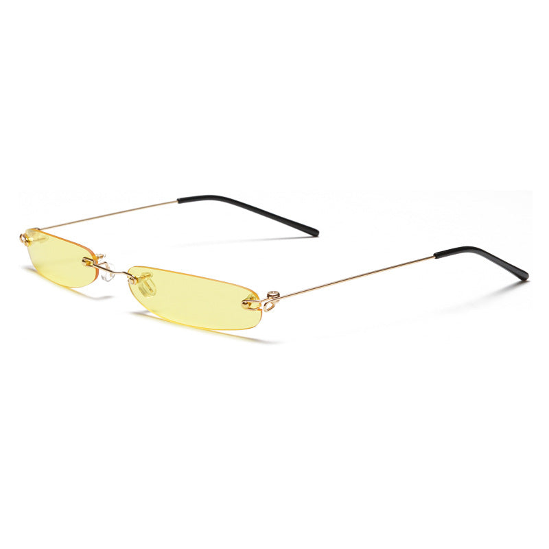 Mini frameless sunglasses