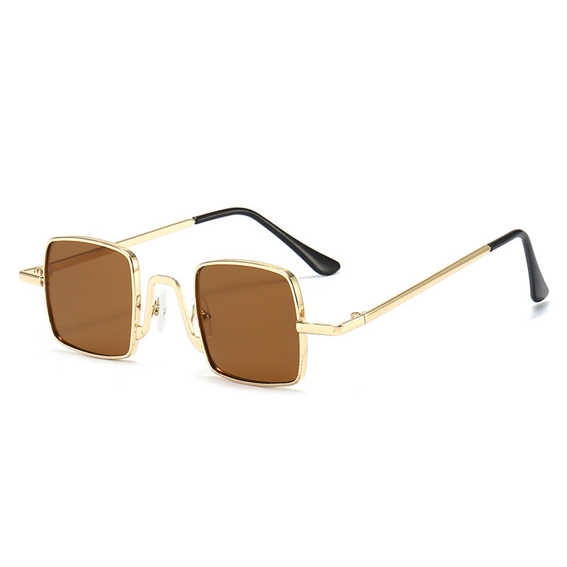 Retro Hip Hop Small Frame Square Douyin Online Influencer Street Shot Mini Glasses Funny Sunglasses Small Prince Glasses