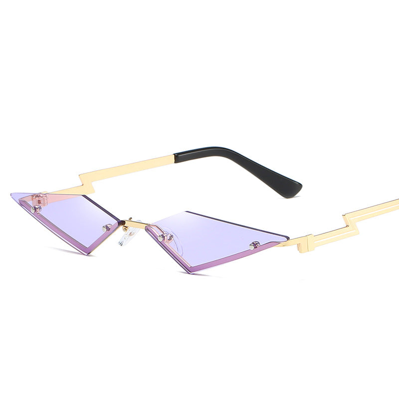 Rimless sunglasses for women