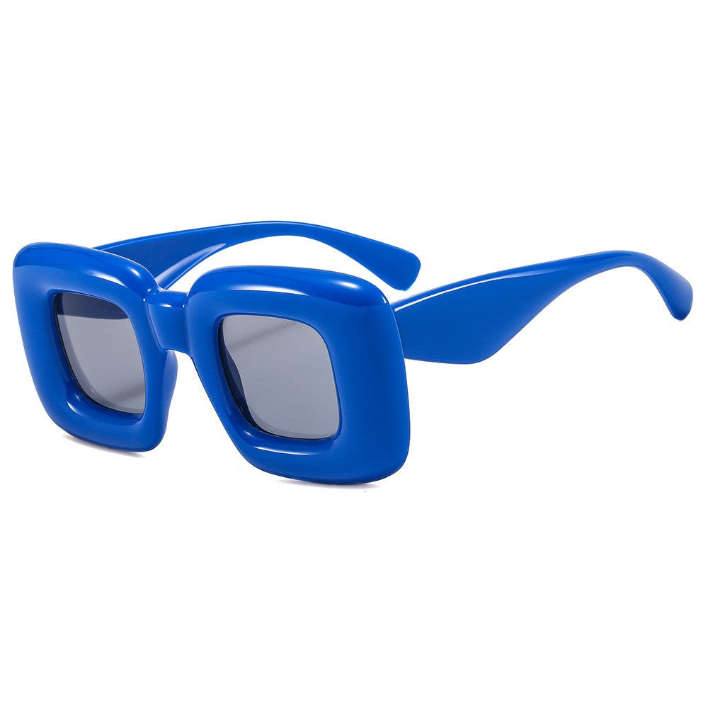 Inflatable Expandable Funny Square Catwalk Street Snap Sunglasses