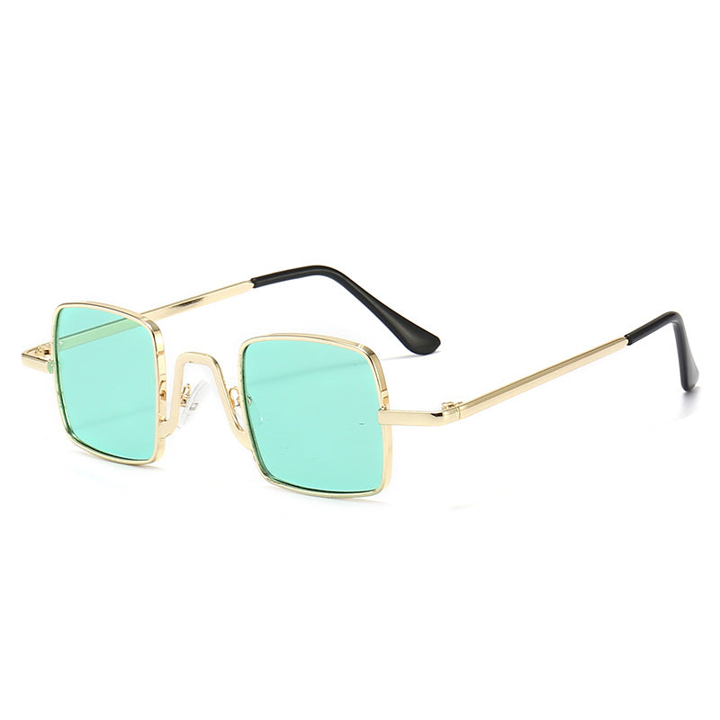 Retro Hip Hop Small Frame Square Douyin Online Influencer Street Shot Mini Glasses Funny Sunglasses Small Prince Glasses