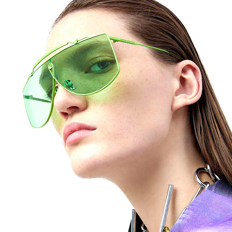 Unisex Sunglasses With Color Contrast UV Protection