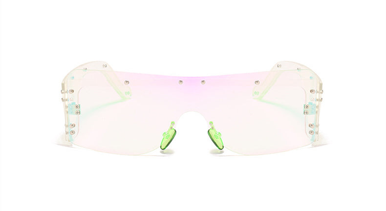 Rivet Style Frameless Color Sunglasses