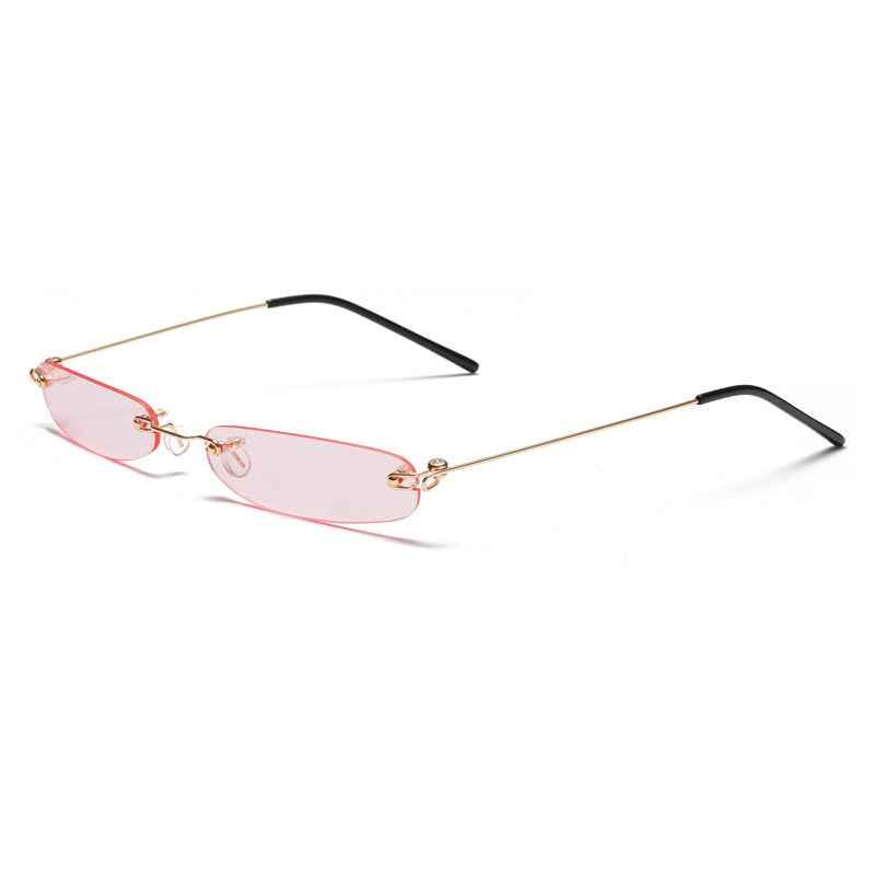 Mini frameless sunglasses