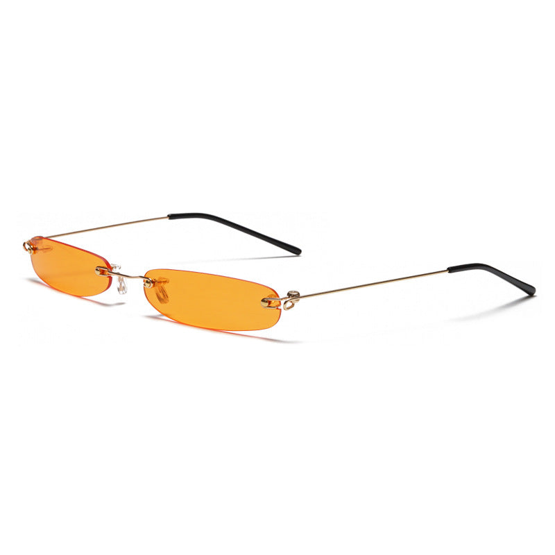 Mini frameless sunglasses