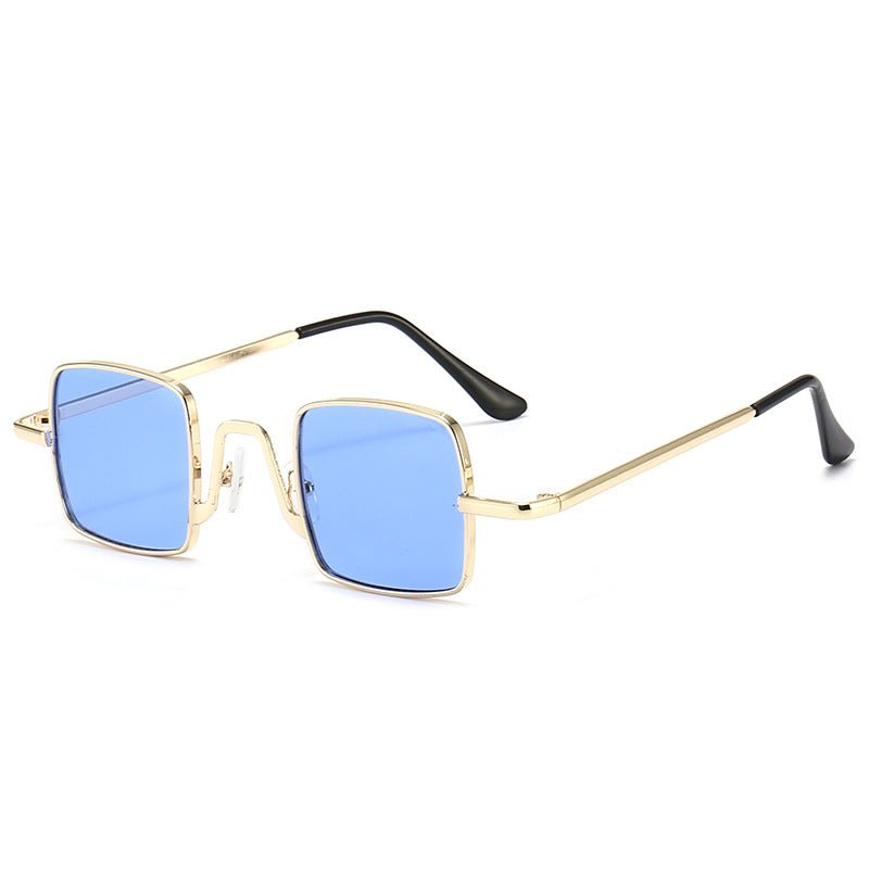 Retro Hip Hop Small Frame Square Douyin Online Influencer Street Shot Mini Glasses Funny Sunglasses Small Prince Glasses